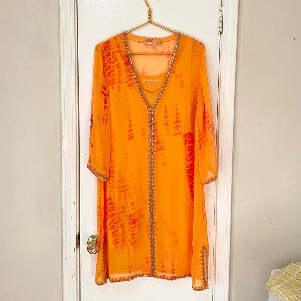 Soft Surroundings M Parfair Boho Kaftan